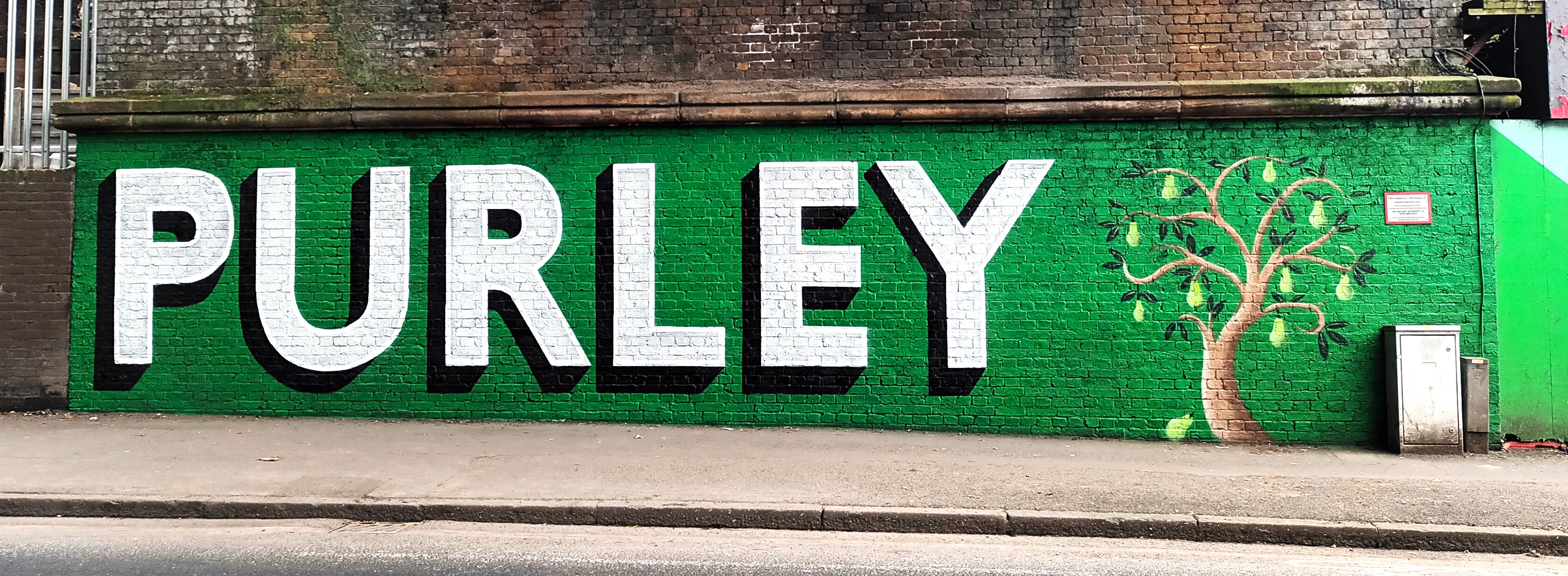 Purley mural Inside Croydon
