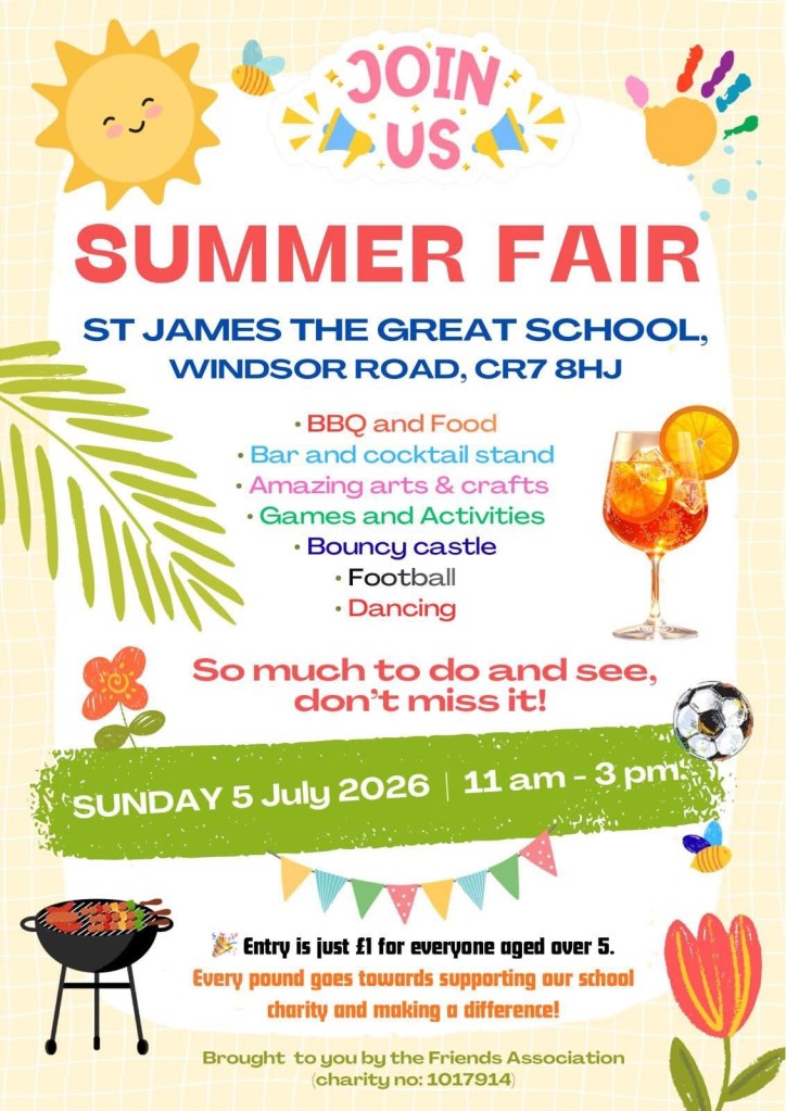 Summer Fair, St James the Great, Norbury, Sun July 5 - Inside Croydon
